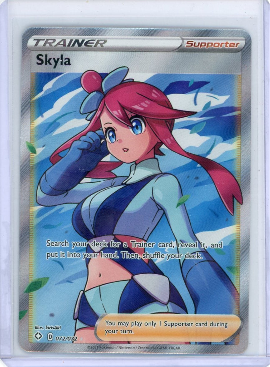 Skyla Pokémon Shining Fates Ultra-Rare #072/072