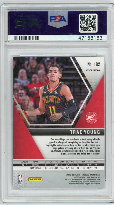 Trae Young 2019 Panini Prizm Mosaic PSA 10