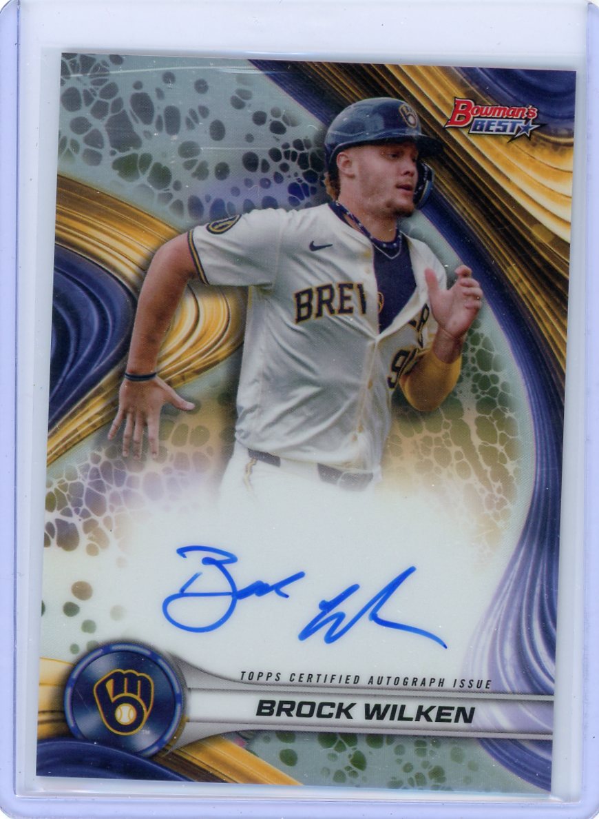 Brock Wilken 2024 Bowman's Best autograph refractor