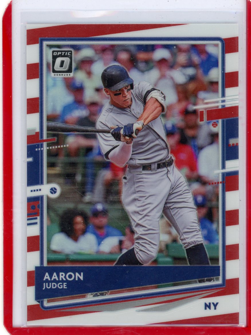 Aaron Judge 2020 Panini Donruss Optic Freedom Prizm #'d 45/45