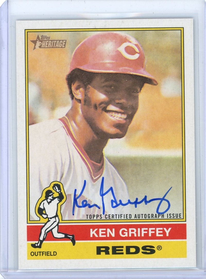 Ken Griffey 2025 Topps Heritage Real One Autograph