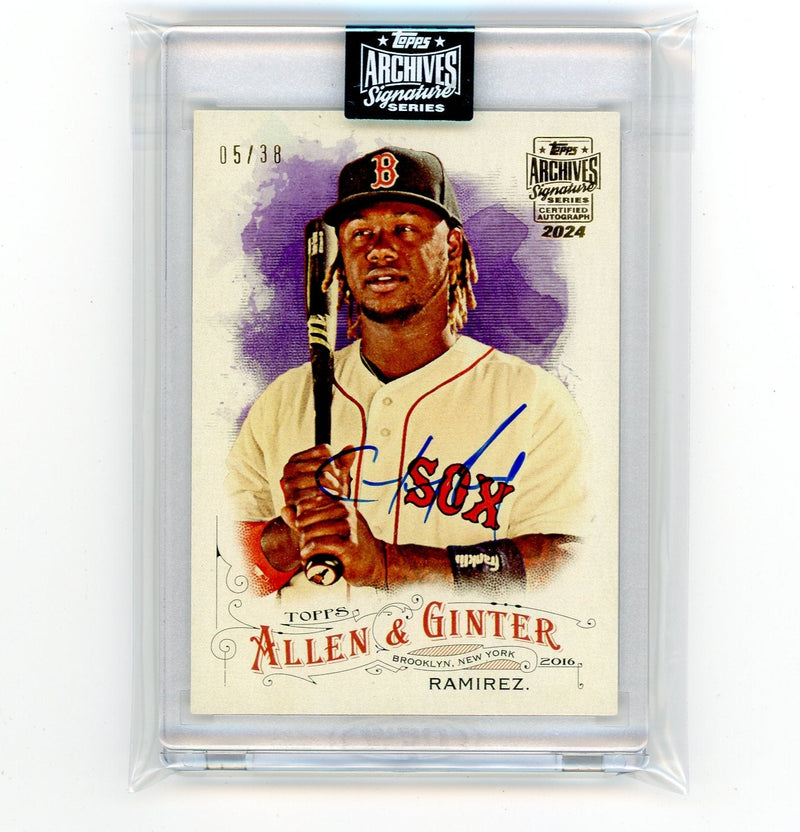 Hanley Ramirez 2024 Topps Archives Signatures 2016 Topps Allen & Ginter auto 