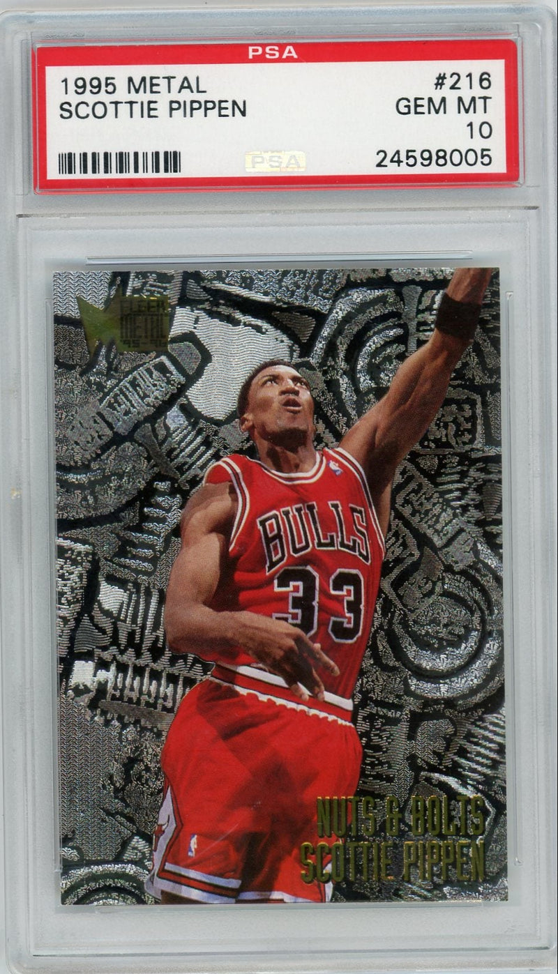 Scottie Pippen 1995 Metal Nuts & Bolts PSA 10