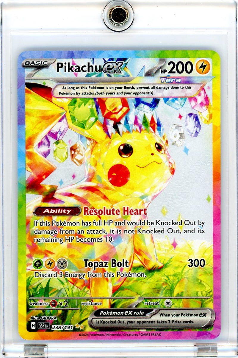 Pikachu Ex Pokémon Surging Sparks Special Illustration Rare 