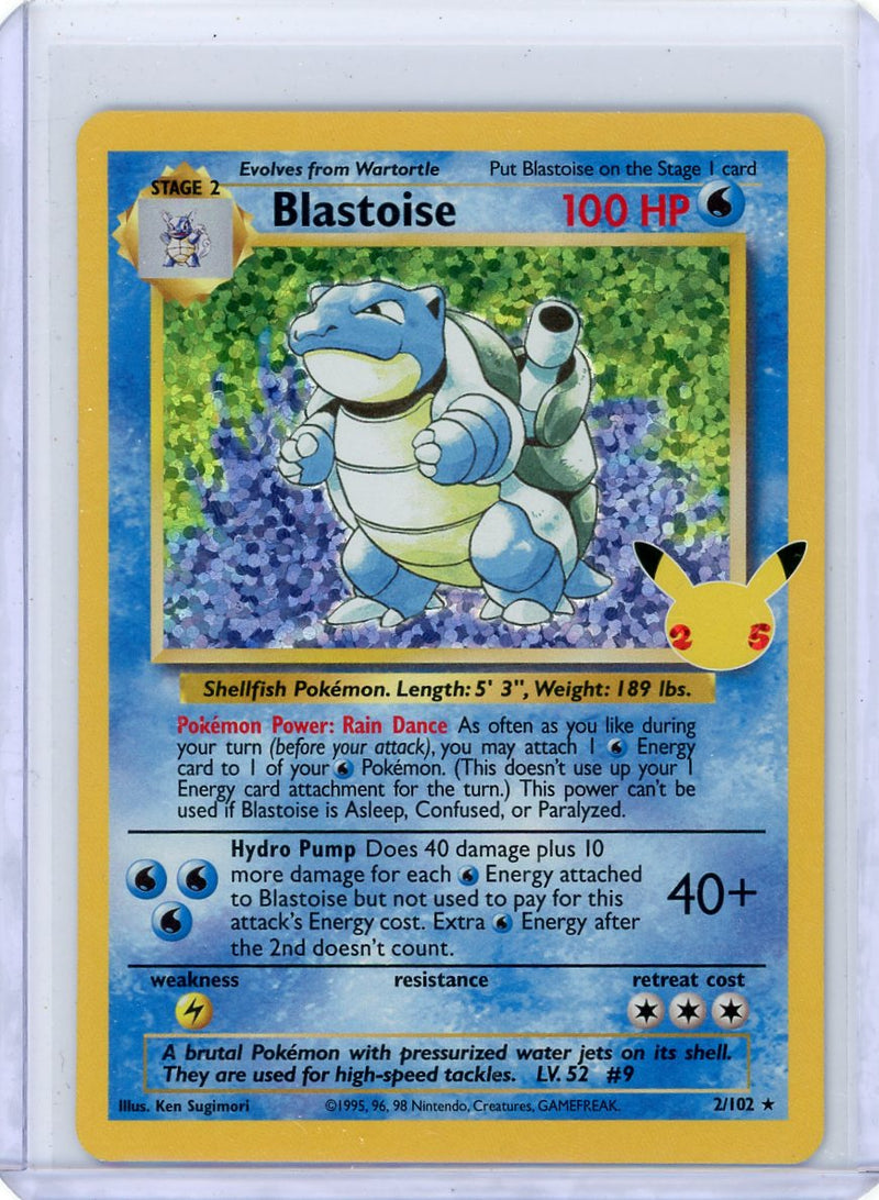 Blastoise Pokémon Celebrations Classic Collection 