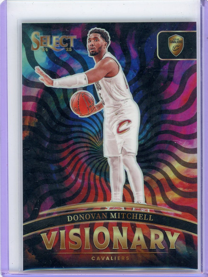 Donovan Mitchell 2024-25 Panini Select Visionary SSP 