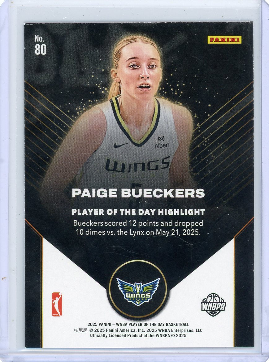 Paige Bueckers 2025 WNBA Player Of The Day RC