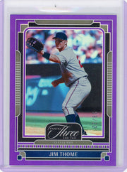 Jim Thome 2025 Panini Three and Two Full Count Parallel #'d 28/32