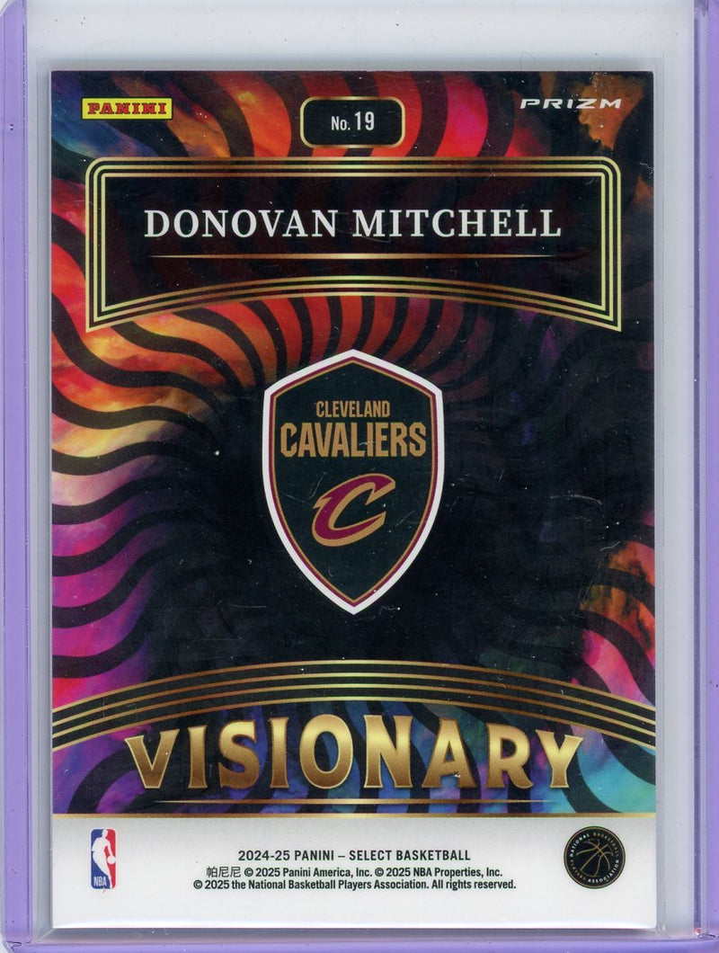 Donovan Mitchell 2024-25 Panini Select Visionary SSP 
