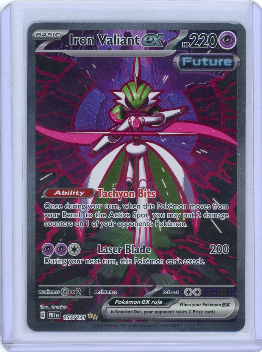 Iron Valiant ex #157 Pokemon Prismatic Evolutions