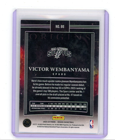 Victor Wembanyama 2023-24 Panini Origins RC