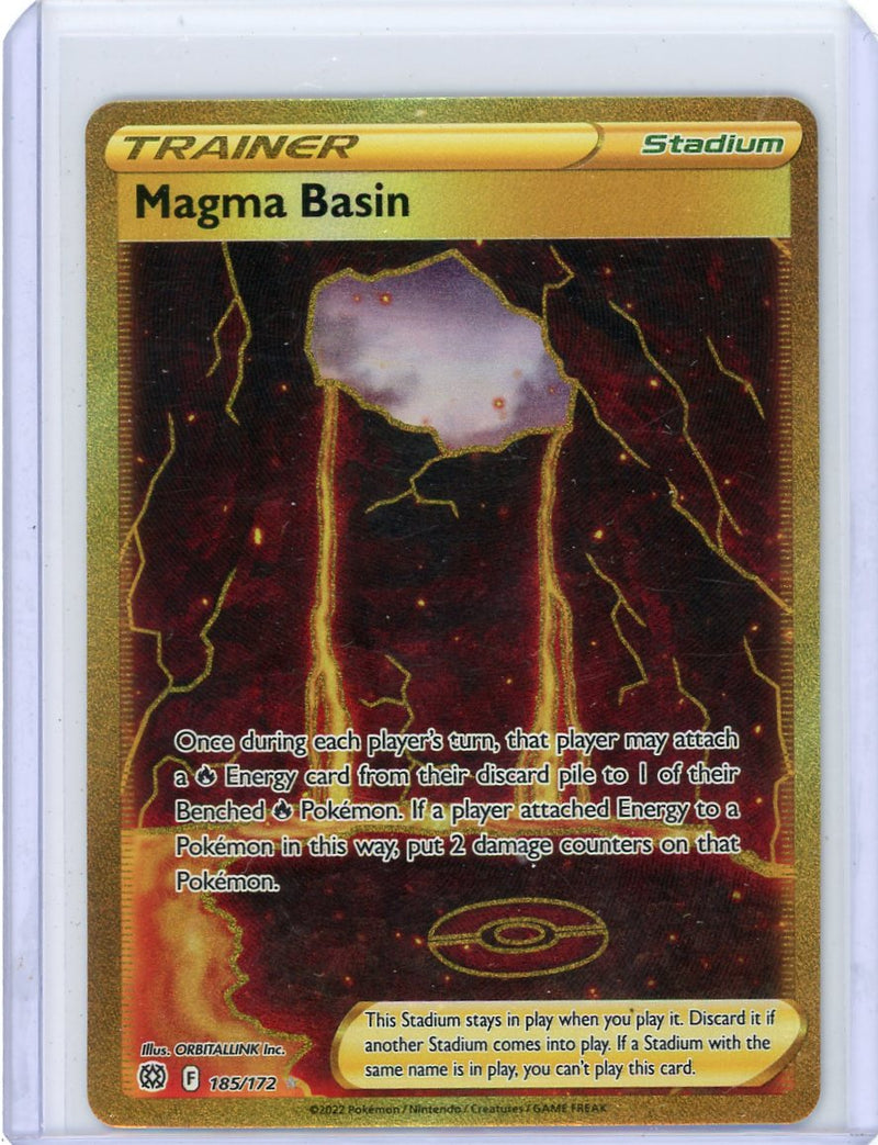 Magma Basin Pokémon Brilliant Stars Gold Full-Art 