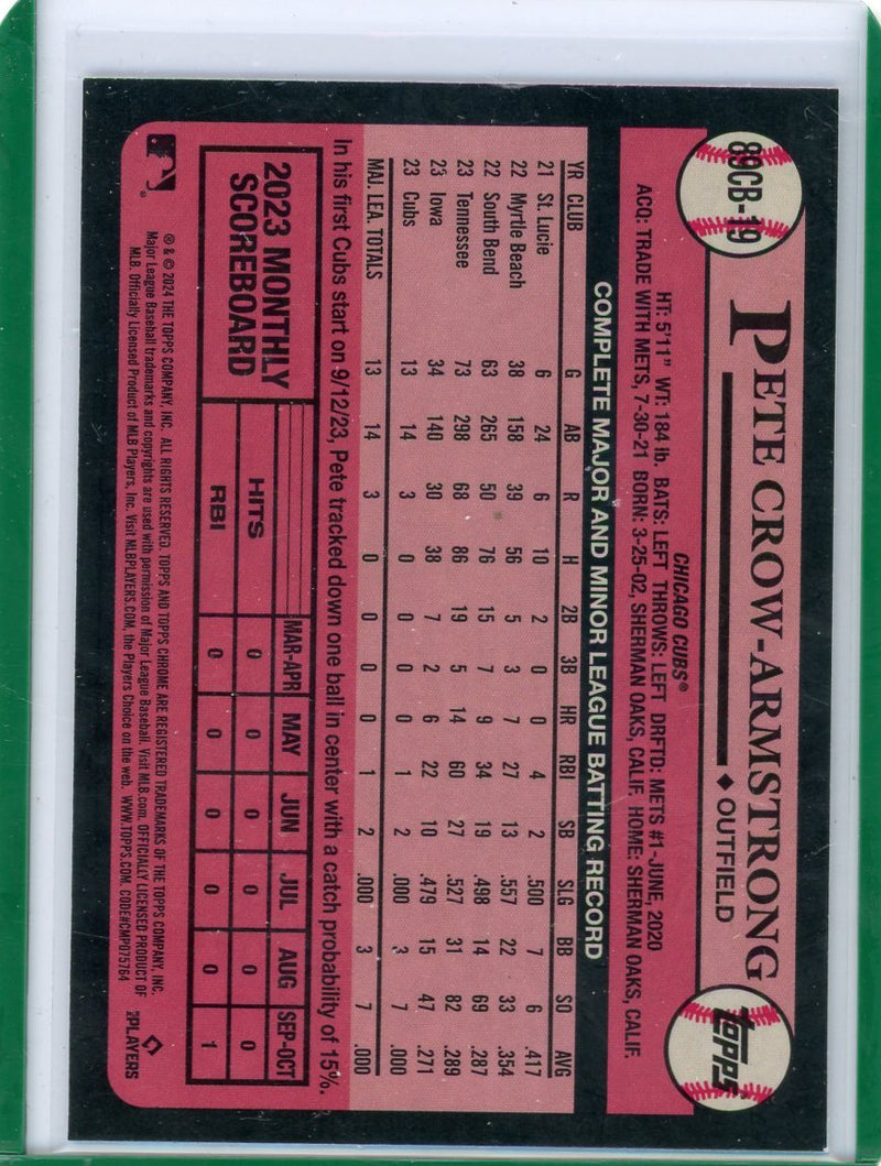 Pete Crow-Armstrong 2024 Topps Chrome 35th Annv. &