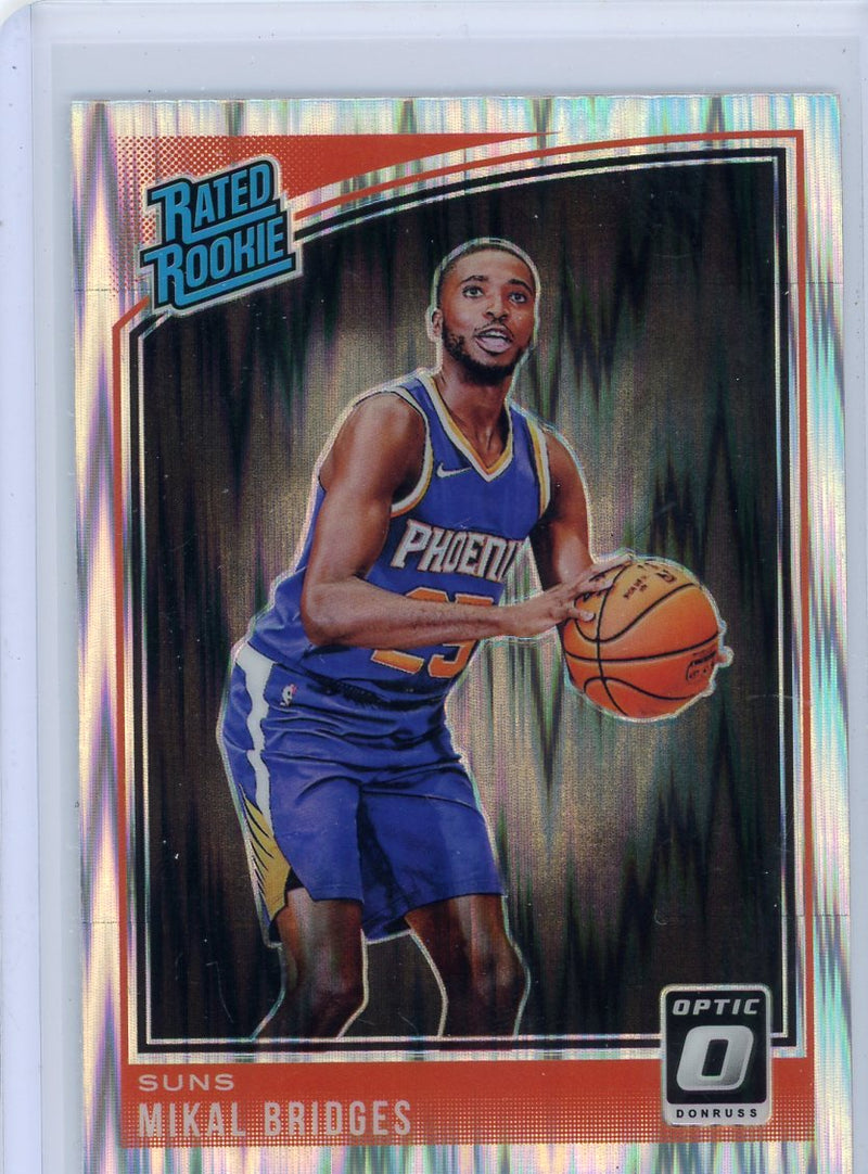 Mikal Bridges 2018 Panini Optic Shock rookie card