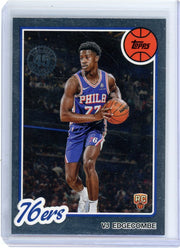 VJ Edgecombe 2025-26 Topps 45th Anniversary rookie card
