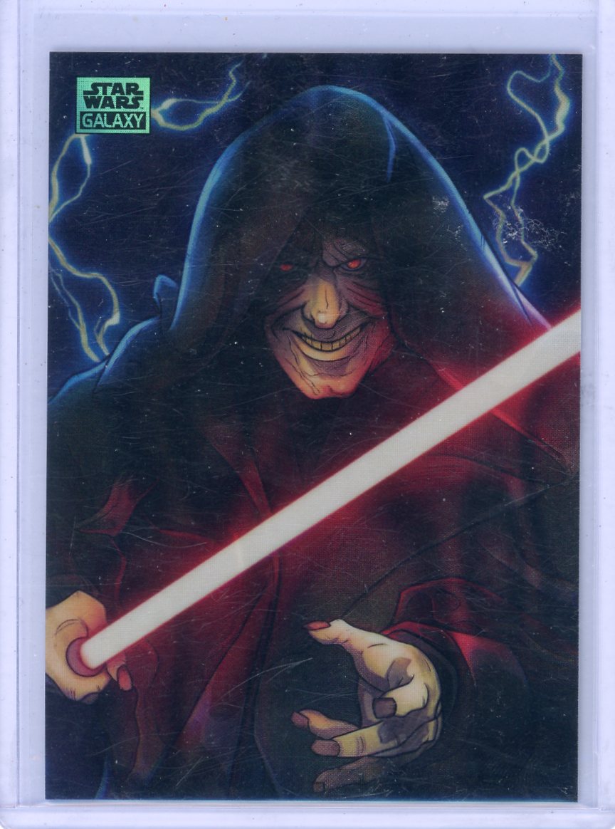 Darth Sidious 2024 Star Wars Galaxy lava ref. #'d 102/175