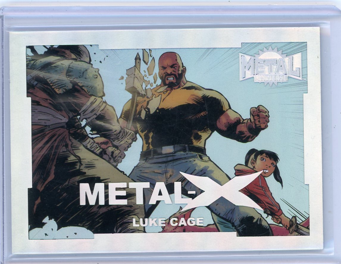 Luke Cage 2023 Upper Deck Marvel Metal Universe Metal-X