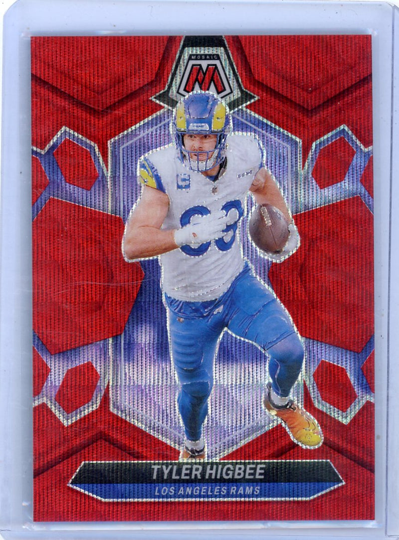Tyler Higbee 2024 Mosaic Red Wave 