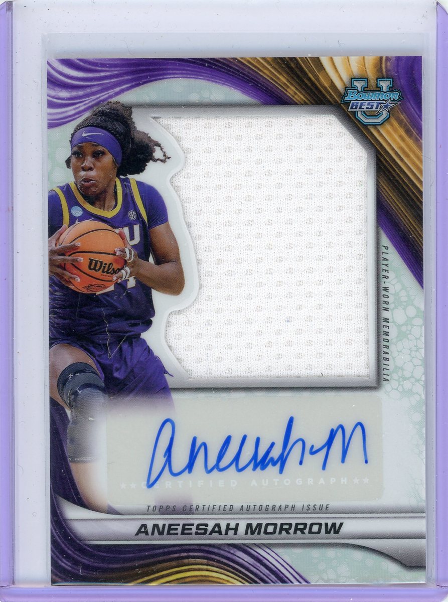 Aneesah Morrow 2025 Bowman's Best University Patch Autograph