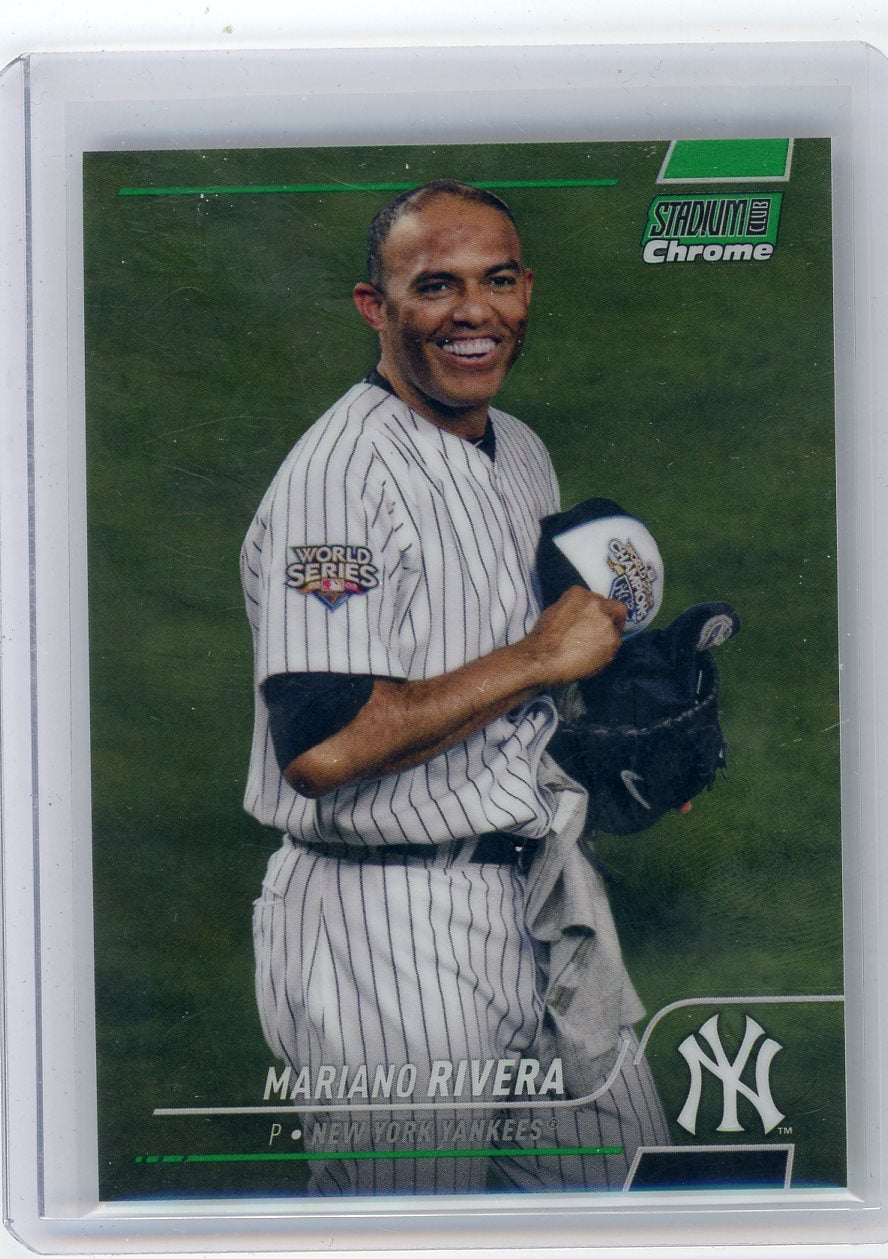 Mariano Rivera 2022 Topps Stadium Club Chrome Green Refractor #'d 06/99