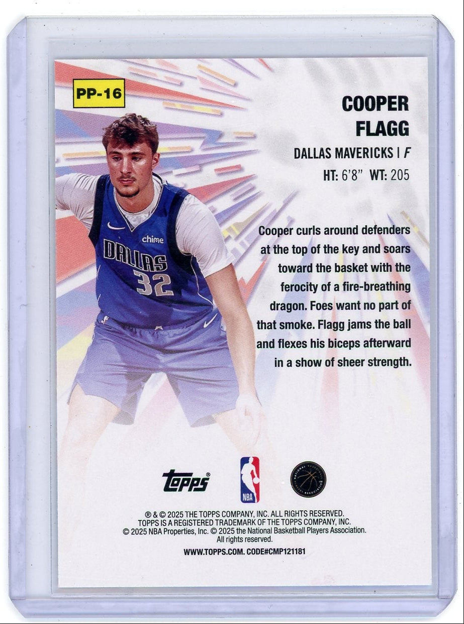 Cooper Flagg 2025-26 Topps Power Players RC