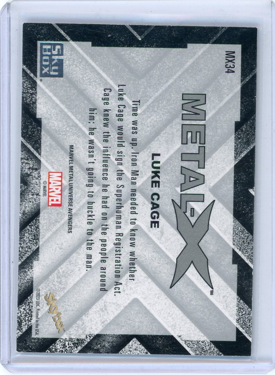 Luke Cage 2023 Upper Deck Marvel Metal Universe Metal-X