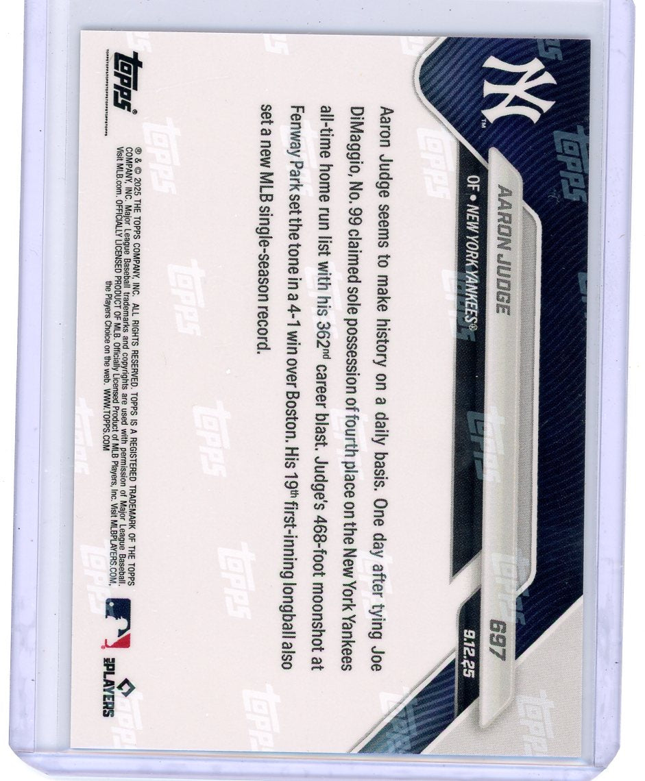 Aaron Judge 2025 Topps Now #697