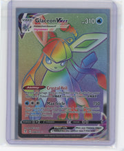 Glaceon VMAX 2021 Pokemon rare lucky rainbow holo 208/203