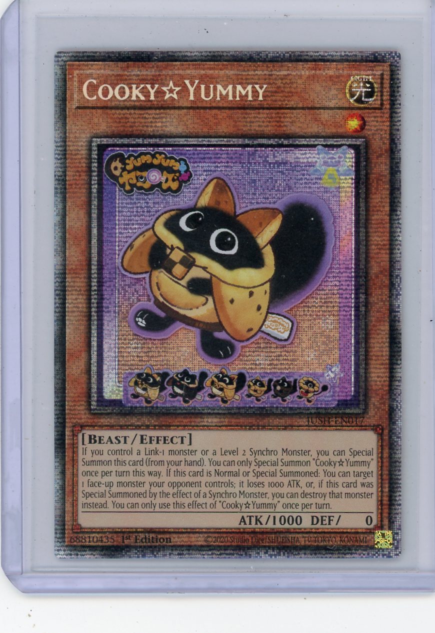Cooky Yummy 1st Edition 2020 Yu-Gi-Oh Justice Hunters Starlight Rare
