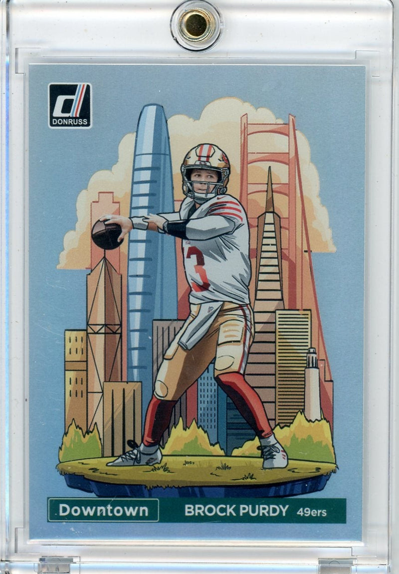 Brock Purdy 2024 Panini Donruss Downtown SSP
