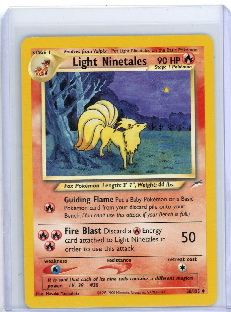 Light Ninetales Pokémon Neo Destiny Non-Holo 