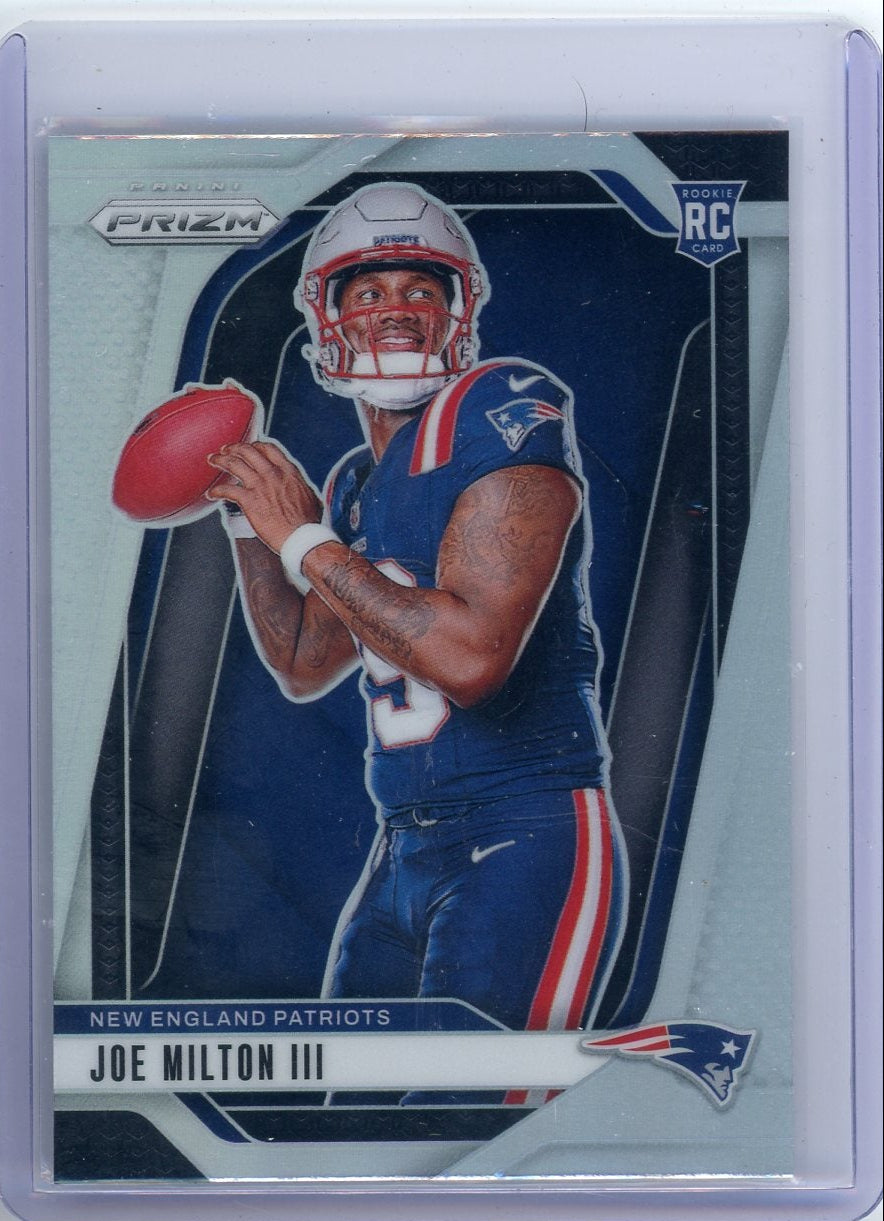 Joe Milton III 2024 Panini Prizm Variation silver prizm rookie card