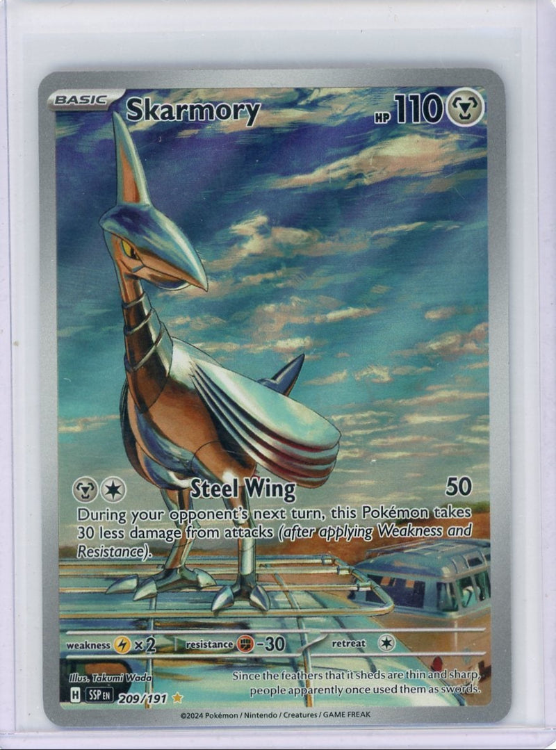 Skarmory Pokémon Surging Sparks Illustration Rare 