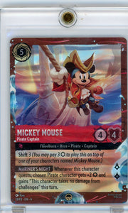 Disney Cruise Line Lorcana Mickey Mouse Pirate Captain Foil Promo 13/P3