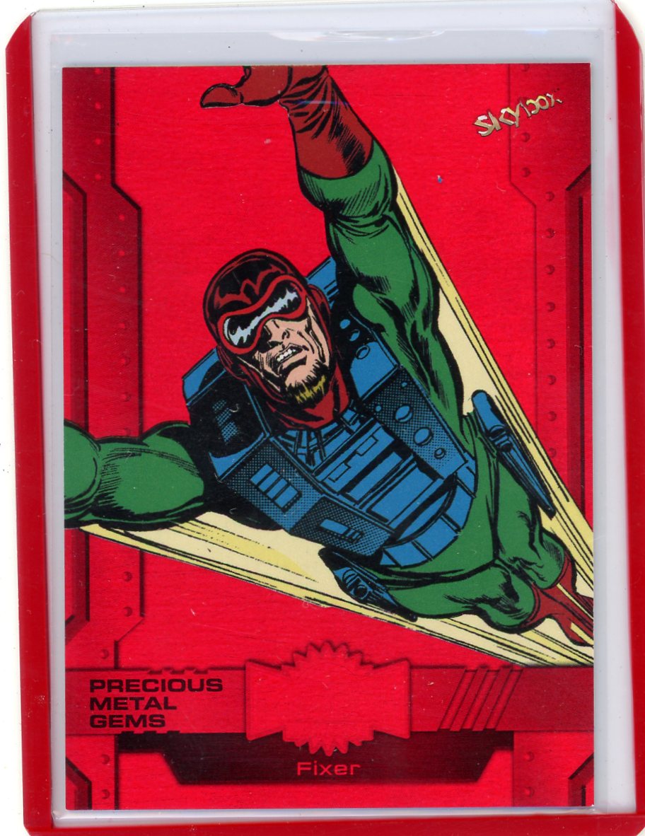 Fixer 2023 Upper Deck Marvel Metal Universe PMG red #'d 099/100