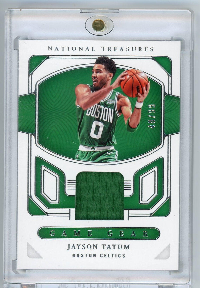 Jayson Tatum 2022-23 Panini National Treasures Game Gear Relic 