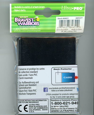 Bravest Warriors Ultra Pro 50-count Deck Protector Sleeves