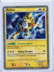 Raikou Pokémon Call of Legends Shiny Holo Rare #SL09 DMG
