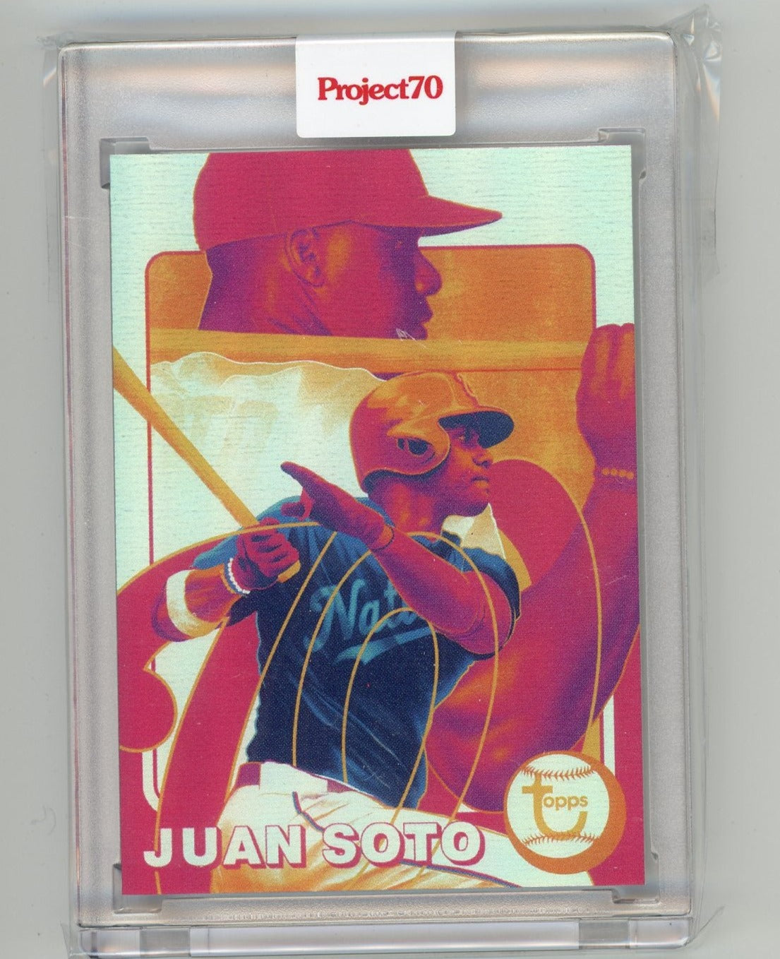 Juan Soto 2021 Topps Project70 by Matt Taylor #88 Rainbow Foil #'d 57/70