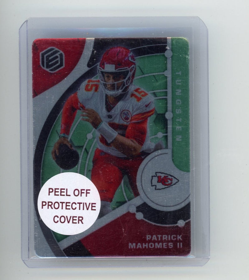 Patrick Mahomes 2022 Panini Elements Metal Card W/ Protective Coating Tungsten 