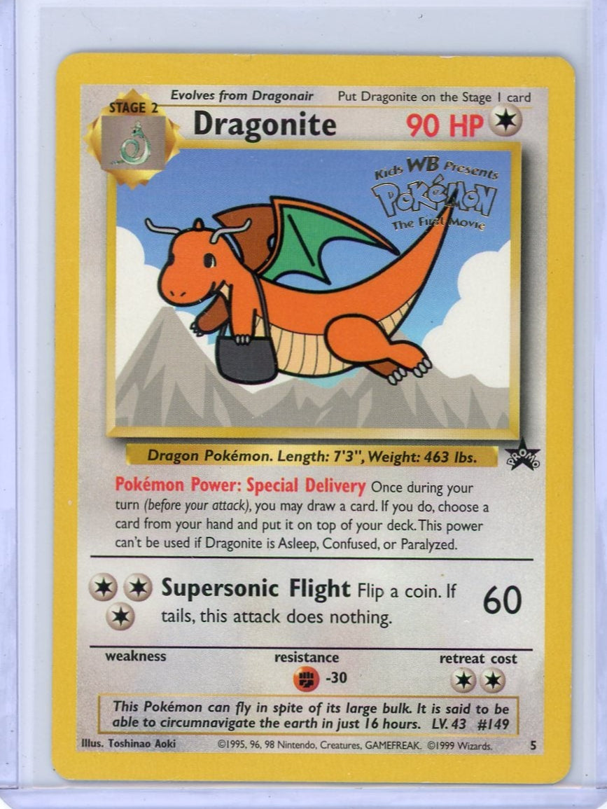 Dragonite Pokémon Movie Black Star Promo #5 HP