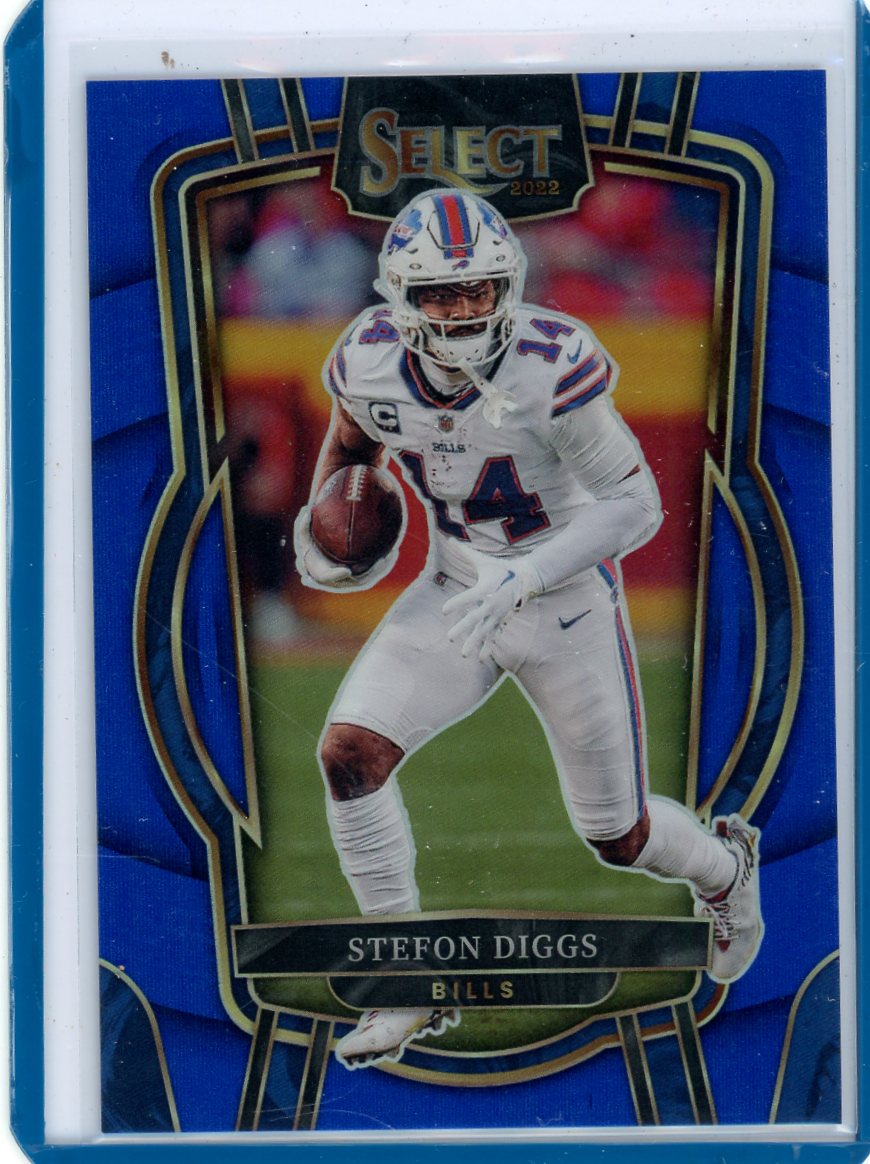 Stephon Diggs 2022 Select Club Level Blue Prizm #'d 76/99