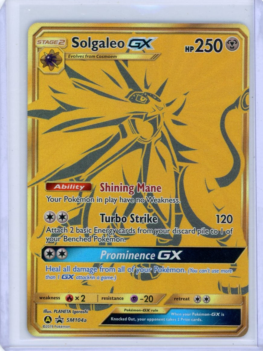 Solgaleo GX Pokémon Black Star Promo #SM104a