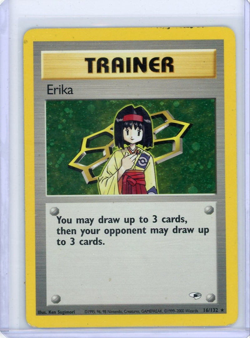 Erika Pokémon Gym Heroes Holo 
