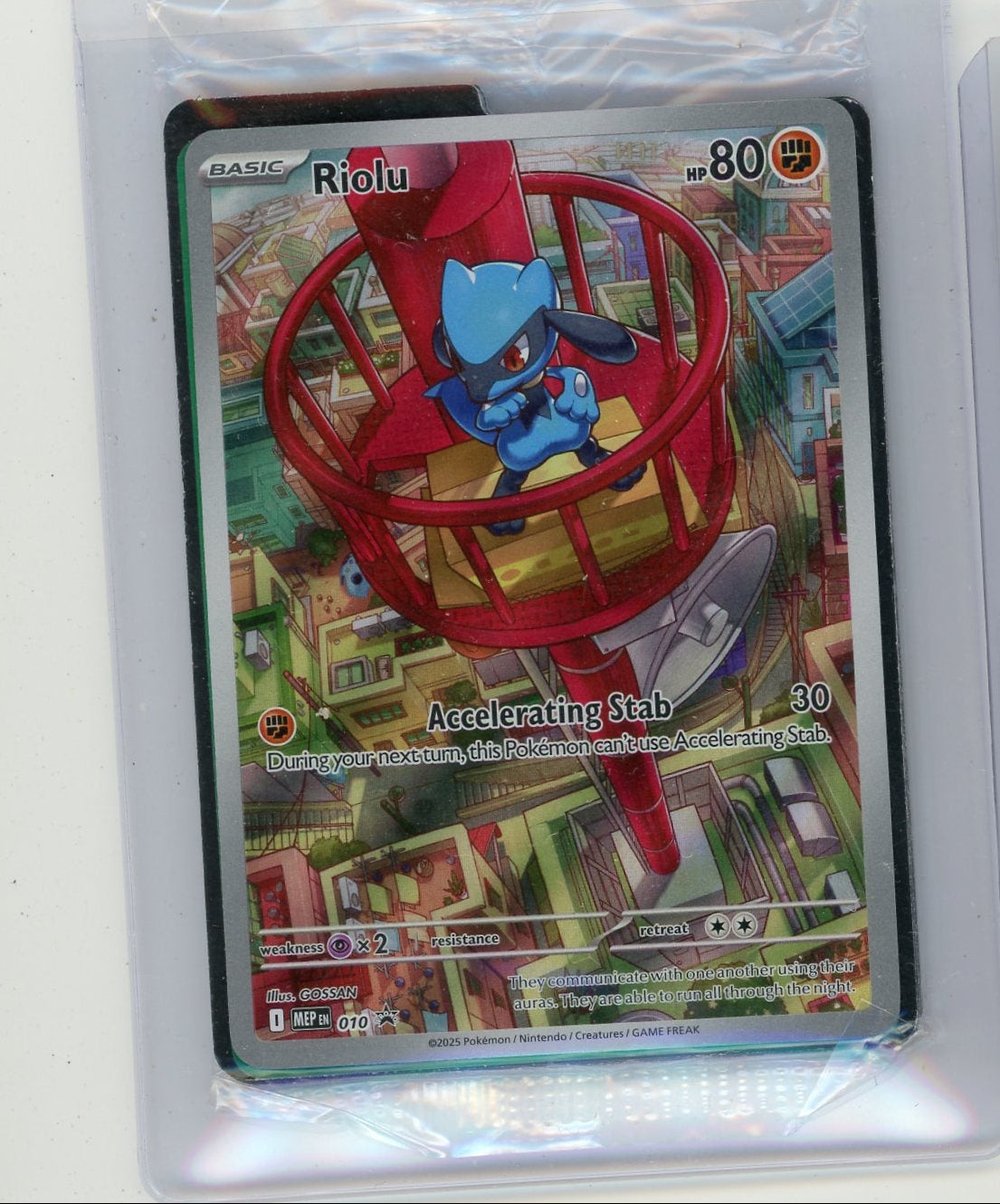 Riolu Pokémon Mega Evolution Elite Trainer Box Promo #010 sealed