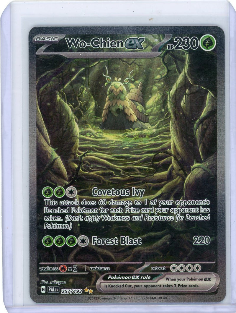Wo-Chien ex Pokémon Paldea Evolved Special Illustration Rare 