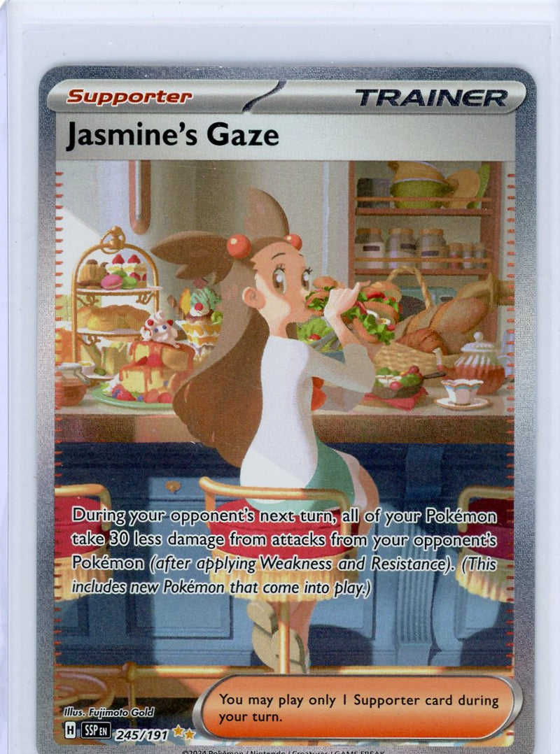 Jasmines Gaze Pokémon Surging Sparks Special Illustration Rare 