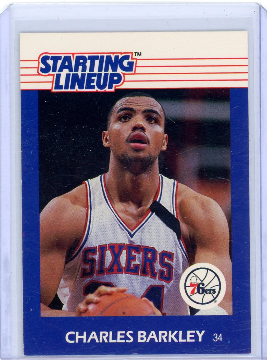 Charles Barkley 1988 Kenner Starting Lineup Card