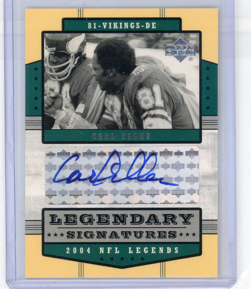 Carl Eller 2004 Upper Deck Legendary Signatures autograph