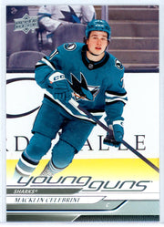 Macklin Celebrini 2024-25 Upper Deck Series 2 Young Guns #451 RC